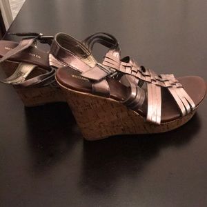 Mossimo Supply Co.  Silver wedges size 8